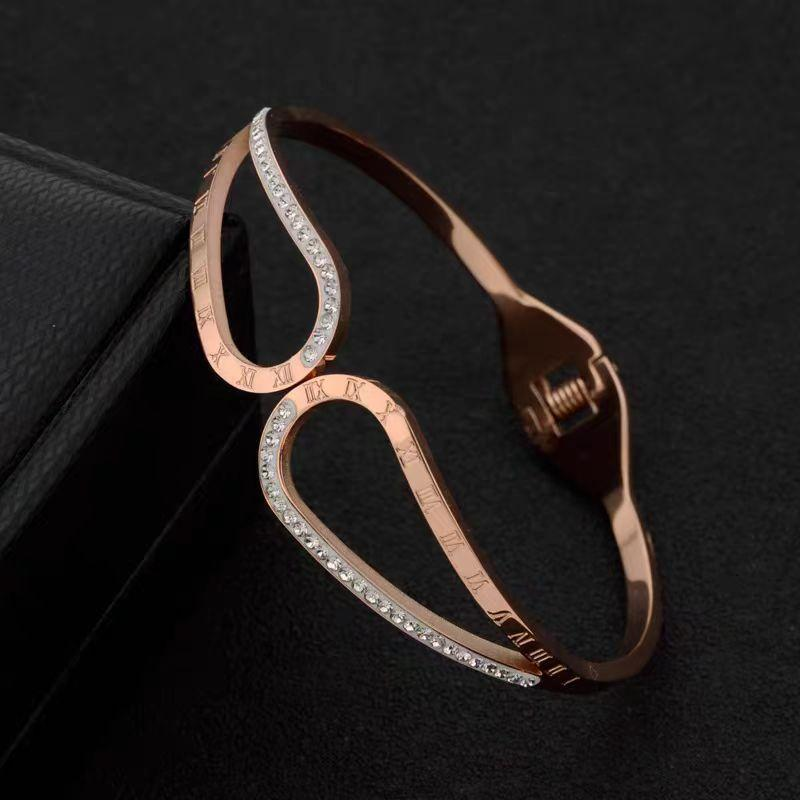 Bangle dorato PVD in acciaio inox