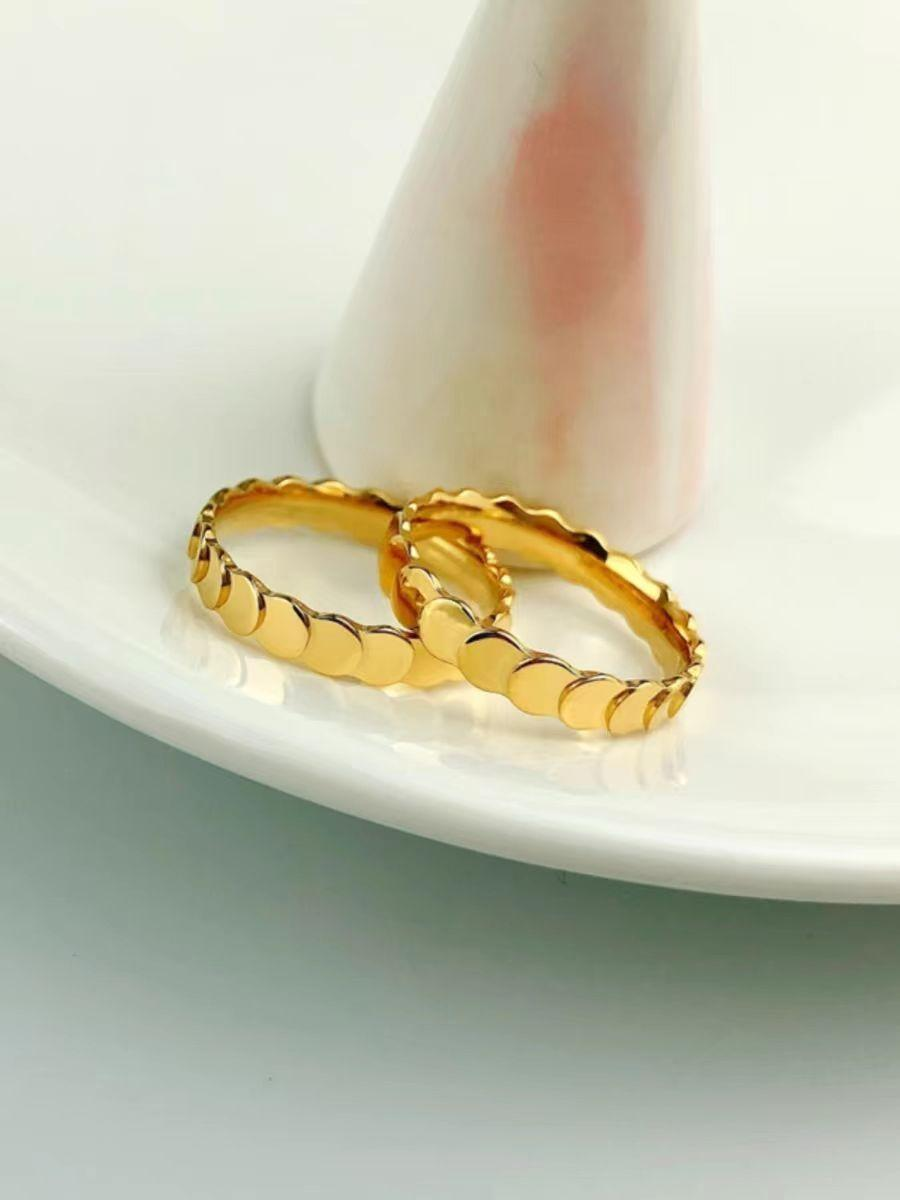 Anello minimal in acciaio inossidabile per rivendita